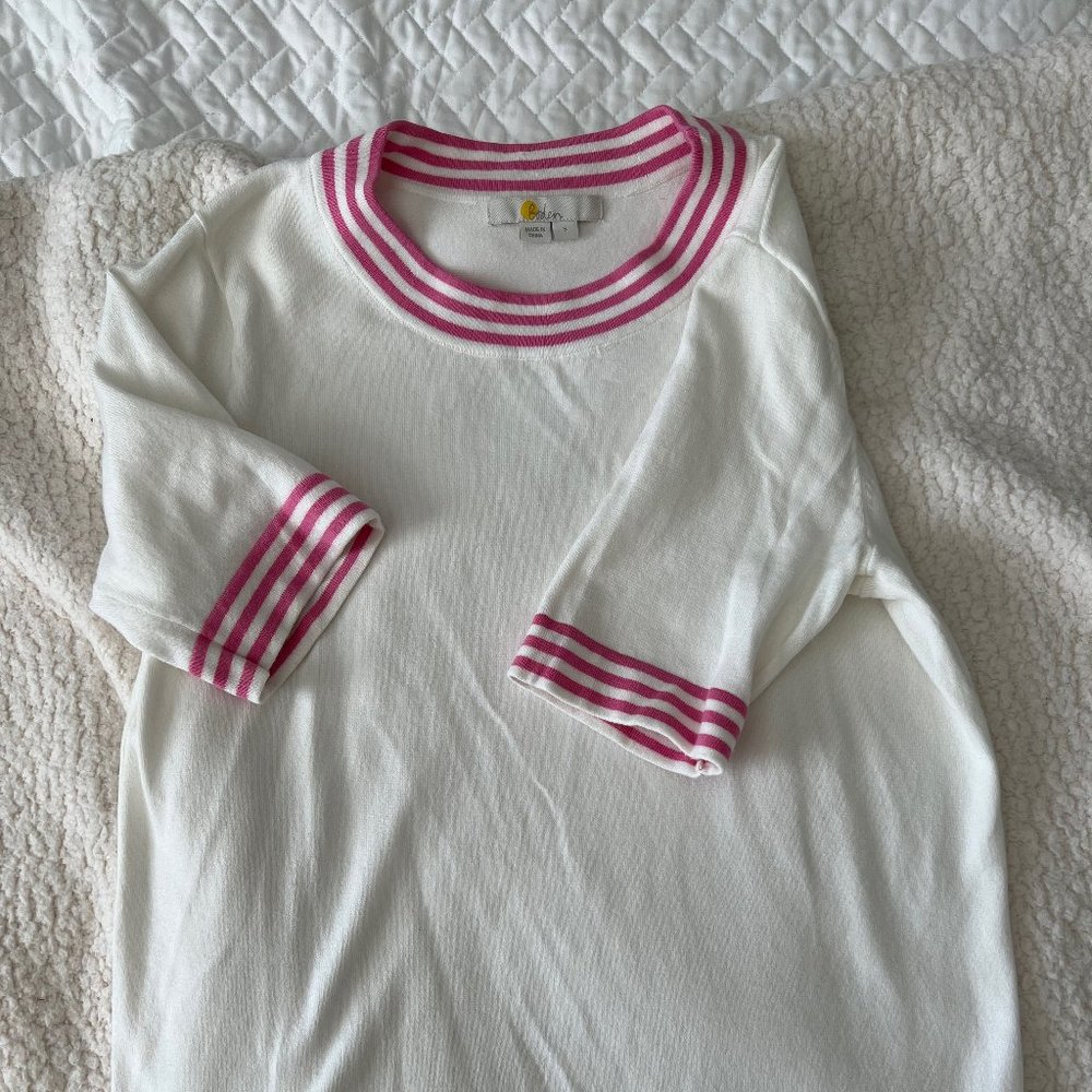 Boden Sweater Top - Pink stripes! So sweet!